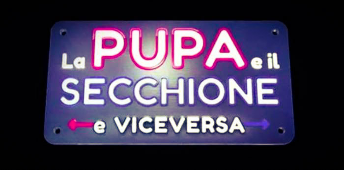 A “LA PUPA E IL SECCHIONE” L’INGRESSO DI UNA NUOVA COPPIA DI VICEVERSA